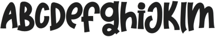 Horror Typeface Regular otf (400) Font LOWERCASE