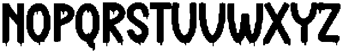Horror Winter Regular otf (400) Font LOWERCASE