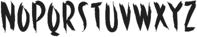 Horror otf (400) Font UPPERCASE