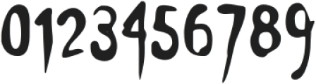 HorrorNightBold-Regular otf (700) Font OTHER CHARS
