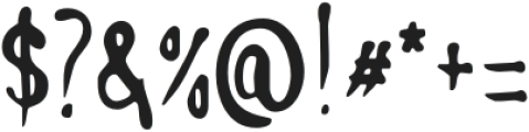 HorrorNightBold-Regular otf (700) Font OTHER CHARS