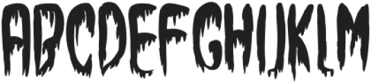 Horrorface otf (400) Font UPPERCASE