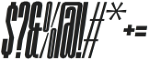 Horse Pro Bold Italic otf (700) Font OTHER CHARS