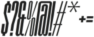 Horse Pro Semi Bold Italic otf (600) Font OTHER CHARS