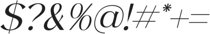 Horsion Sorelistha Serif Italic otf (400) Font OTHER CHARS