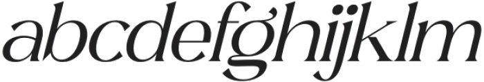 Horsion Sorelistha Serif Italic otf (400) Font LOWERCASE
