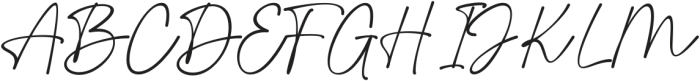 Hoseland otf (400) Font UPPERCASE