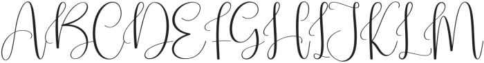 Hospital Regular otf (400) Font UPPERCASE