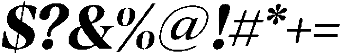Hostage Serif  Italic otf (400) Font OTHER CHARS