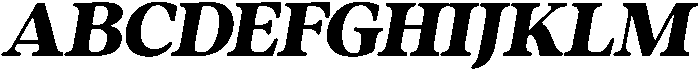 Hostage Serif  Italic otf (400) Font UPPERCASE