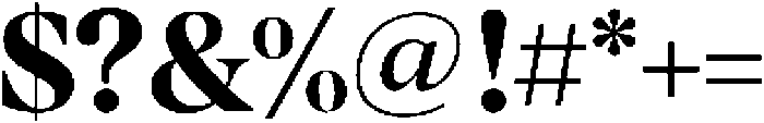 Hostage Serif  Regular otf (400) Font OTHER CHARS