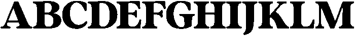 Hostage Serif  Regular otf (400) Font UPPERCASE
