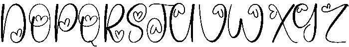 Hostania Regular otf (400) Font UPPERCASE