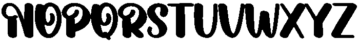 Hostania Regular otf (400) Font UPPERCASE