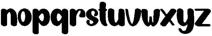 Hostania Regular otf (400) Font LOWERCASE
