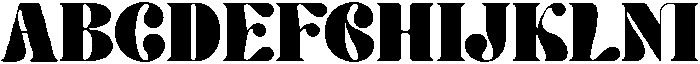 Hostey & Milan otf (400) Font UPPERCASE