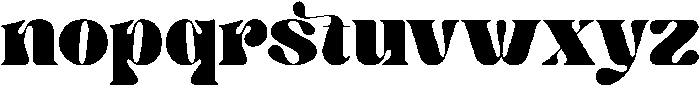 Hostey & Milan otf (400) Font LOWERCASE