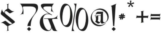 Hostgard otf (400) Font OTHER CHARS
