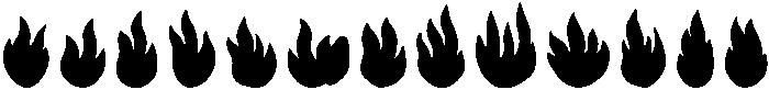 Hot Fire Regular otf (400) Font LOWERCASE