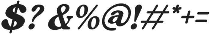 Hotdog Italian Italic otf (400) Font OTHER CHARS