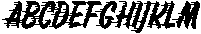 Hotrod Brush Speed otf (400) Font UPPERCASE