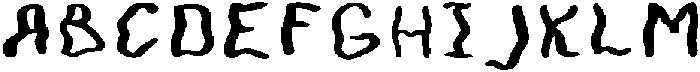 Hotti Regular otf (400) Font UPPERCASE