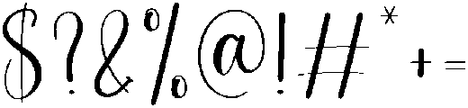 Hourglass Regular otf (400) Font OTHER CHARS