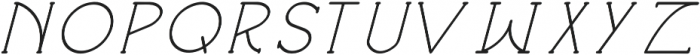 House Bold Italic otf (700) Font UPPERCASE