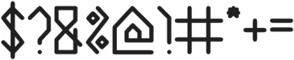 House Builder-Light otf (300) Font OTHER CHARS