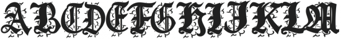 House Of The Dragon COLOR otf (400) Font UPPERCASE