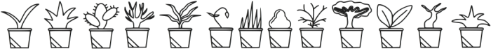 House Plant Regular otf (400) Font UPPERCASE