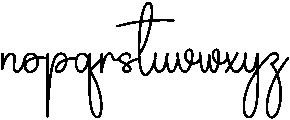 House Regular otf (400) Font LOWERCASE