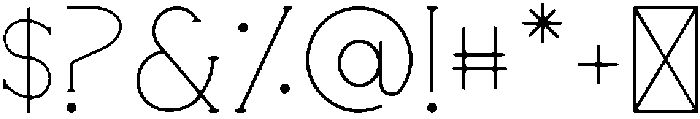House Regular otf (400) Font OTHER CHARS