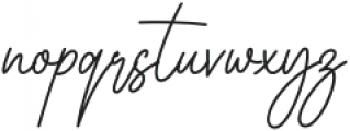 House Signature Script otf (400) Font LOWERCASE