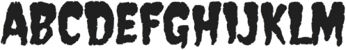 House of Spook Show Hatchet otf (400) Font UPPERCASE