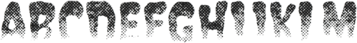 House of Spook Show LightHalftoneFill otf (300) Font UPPERCASE