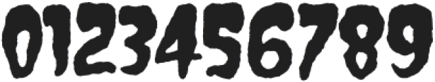 House of Spook Show Rough otf (400) Font OTHER CHARS