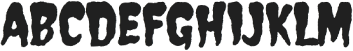 House of Spook Show Rough otf (400) Font UPPERCASE