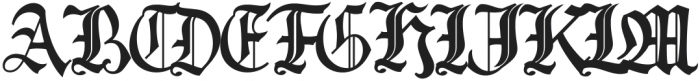 House of the Dragon Bold otf (700) Font UPPERCASE