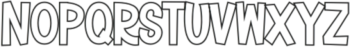 HouseEaster-Outline otf (400) Font UPPERCASE