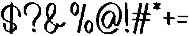 Household Regular otf (400) Font OTHER CHARS