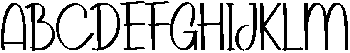 Household Regular otf (400) Font UPPERCASE