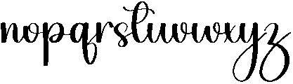 Household Regular otf (400) Font LOWERCASE