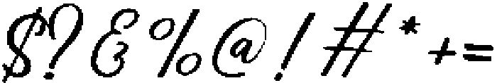 Housemail Script otf (400) Font OTHER CHARS