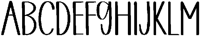 Housing Regular otf (400) Font UPPERCASE