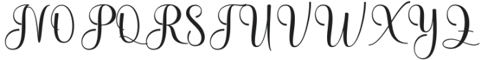 Housthina Script Regular otf (100) Font UPPERCASE