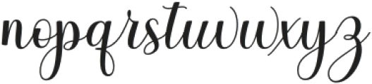 Housthina Script Regular otf (100) Font LOWERCASE