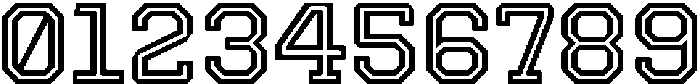 Houston Inline otf (400) Font OTHER CHARS