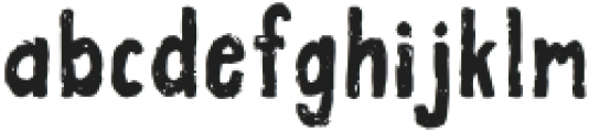 Howden Rough otf (400) Font LOWERCASE