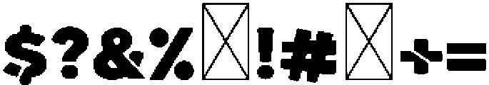 Howdy Cowbow Regular otf (400) Font OTHER CHARS